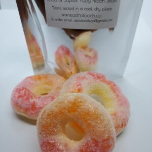 Freeze dried Gummy Peach Rings